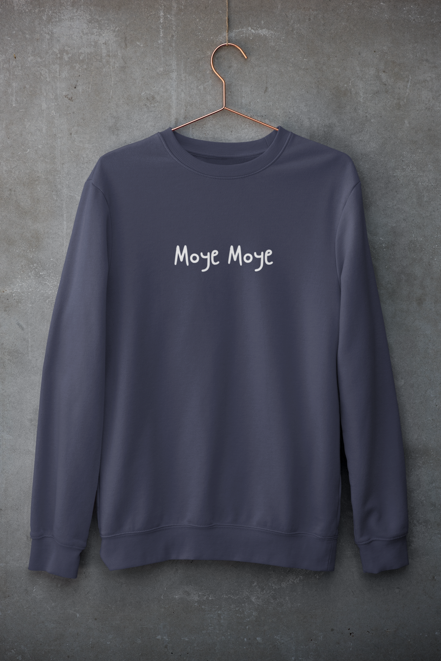 Moye Moye - Cotton Rich Light Weight Crew Neck Sweatshirt Men & Women