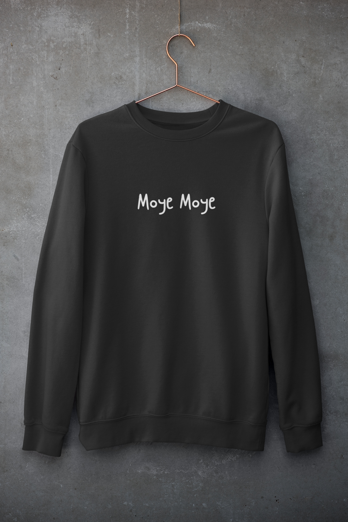 Moye Moye - Cotton Rich Light Weight Crew Neck Sweatshirt Men & Women