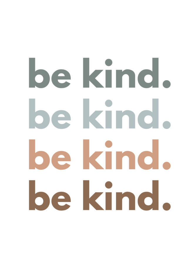 Be Kind - Tote Bags for Women with Zip, College Bag for Girls, 100% Organic Cotton Tote Bag for Traveling & Daily Use