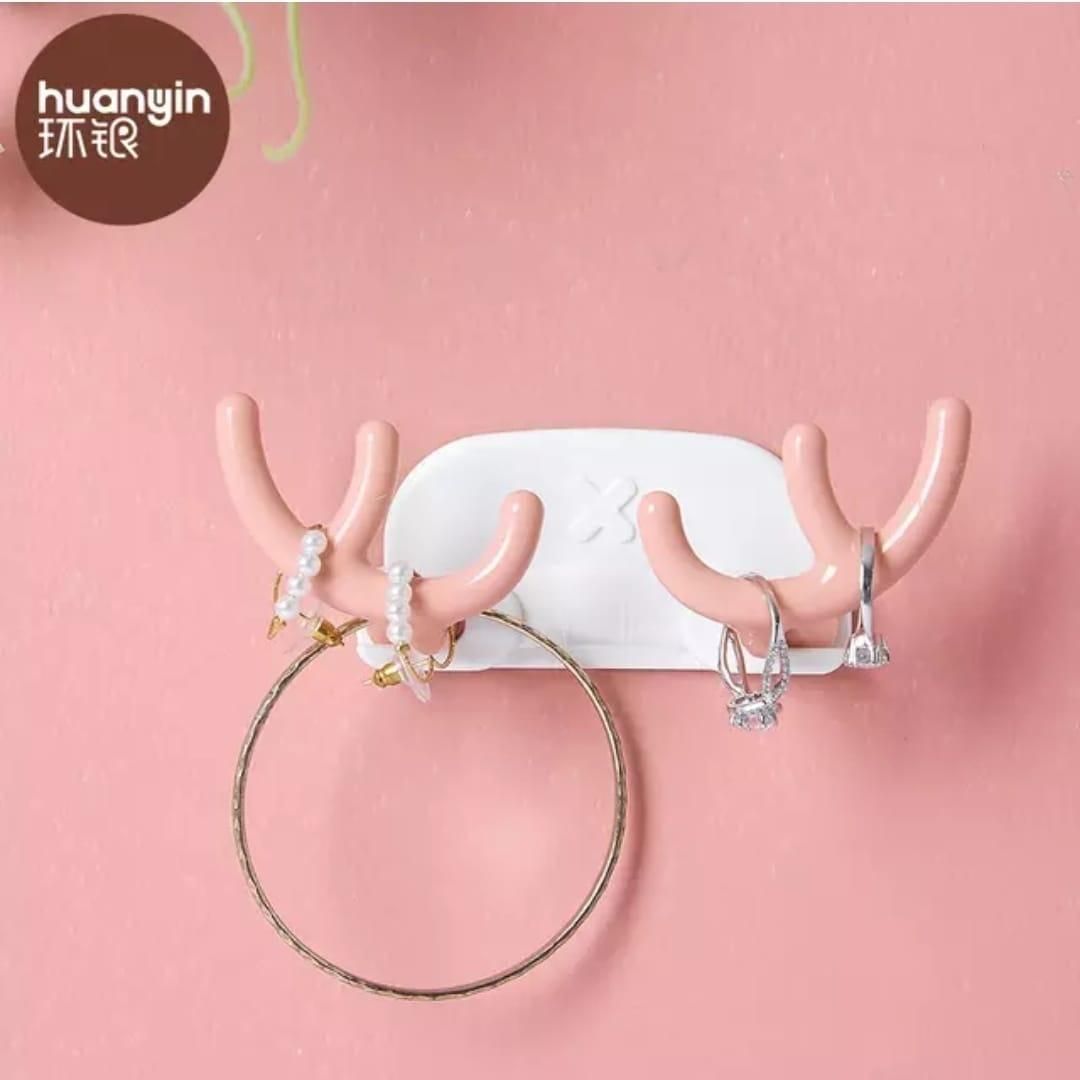 Cute Antler Plug Hook