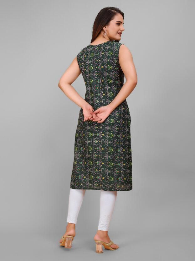 Women's Printed Cotton Kurtis
