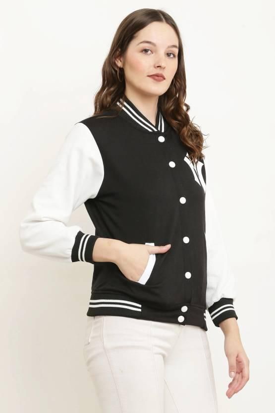 Women's Colorblock Printed Fleece Jacket