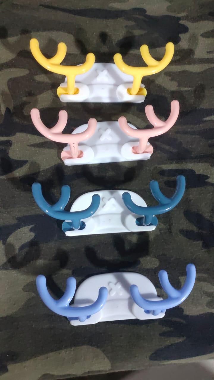 Cute Antler Plug Hook