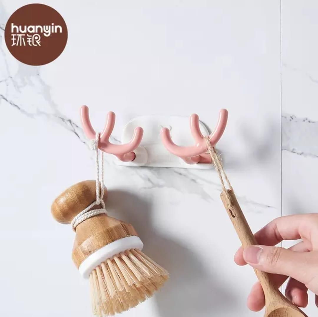 Cute Antler Plug Hook