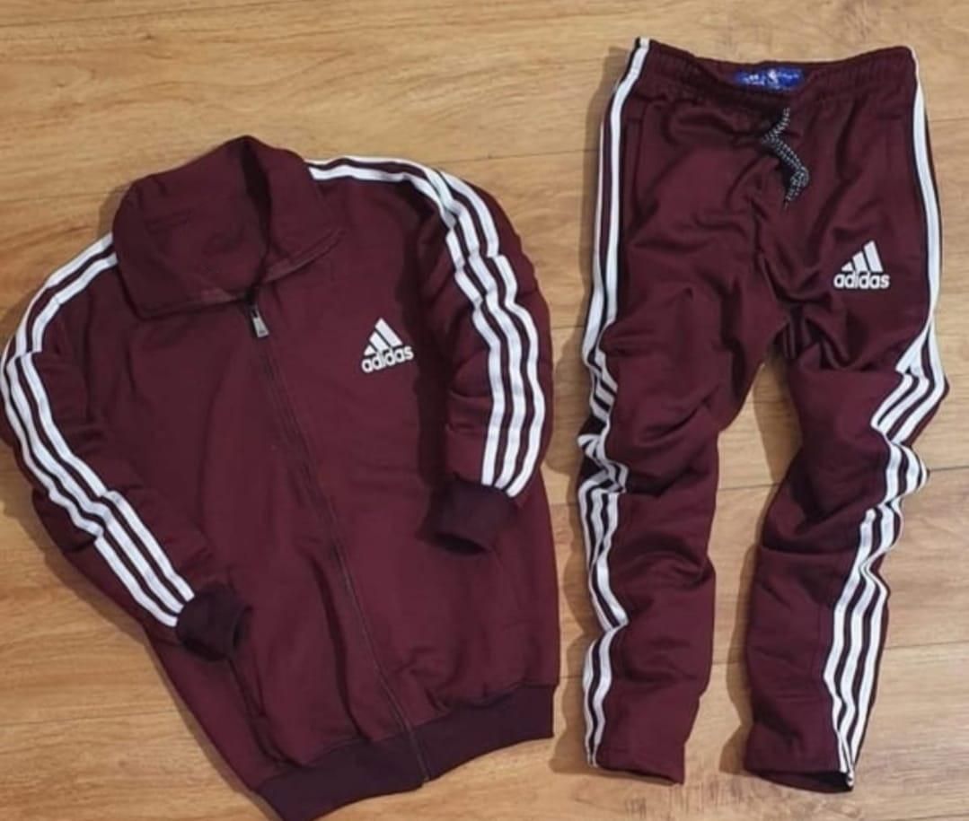 4way Lycra Side Stripe Full Sleeves Regular Fit Mens Tracksuit