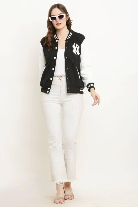 Women's Colorblock Printed Fleece Jacket