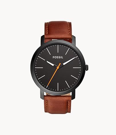 Fossil Analog Black Dial Men's Watch-BQ3425