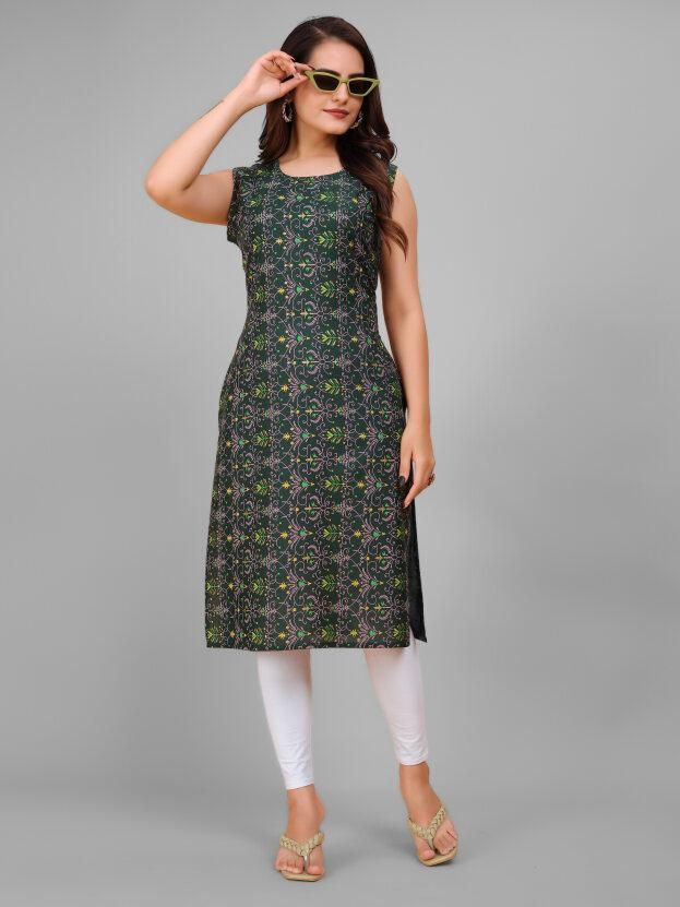 Women's Printed Cotton Kurtis
