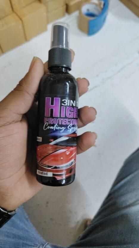 3 in 1 High Protection Quick Car Ceramic Coating Spray - Car Wax Polish Spray (Pack of 2) - CLL